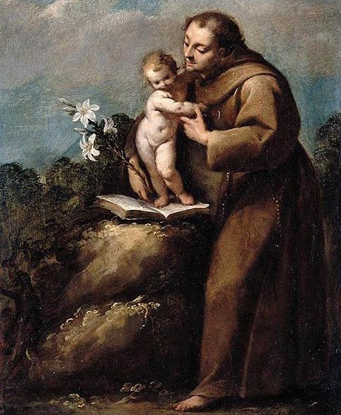 St Anthony of Padua and the Infant Christ